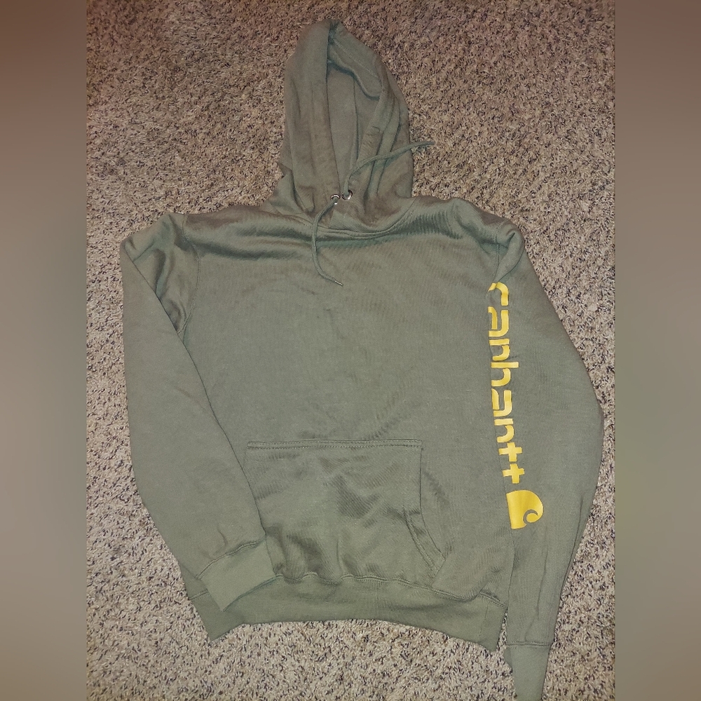 Carhartt Green and Yellow Sweatshirts MD